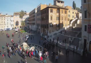 Immagine di anteprima della webcam Piazza di Spagna - Roma