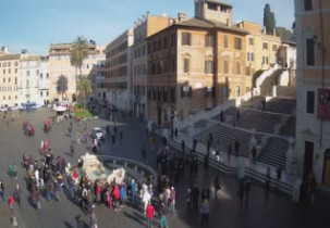 Náhledový obrázek webkamery Španělské schody - Řím