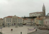 Náhledový obrázek webkamery Tartini náměstí - Pirano