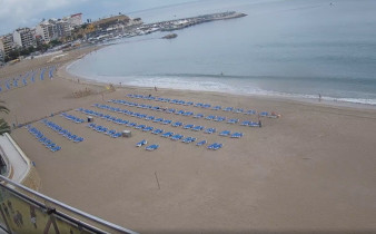 Náhledový obrázek webkamery Benidorm - Pláž Poniente - Puerto