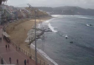 Immagine di anteprima della webcam Spiaggia di Las Canteras - Las Palmas