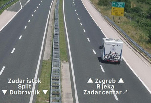 Immagine di anteprima della webcam Zadar - highway A1