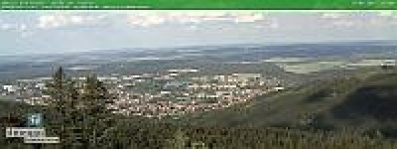 Preview webcam image Ilmenau, view from the Kickelhahnturm (north-east)