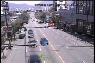 Preview webcam image Vancouver, Granville & Broadway