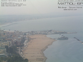 Immagine di anteprima della webcam Gabbice Mare - Costa Romantica