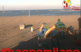 Immagine di anteprima della webcam Cesenatico beach