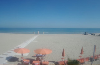 Immagine di anteprima della webcam Tortoreto beach