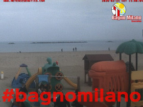 Immagine di anteprima della webcam Bagno Aurora Cesenatico