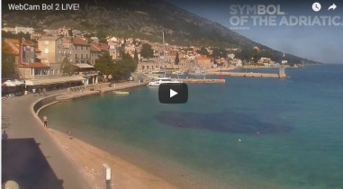 Immagine di anteprima della webcam Brač - Bol