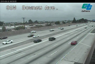 Preview webcam image Bellflower - SR-91 West At Downey Ave