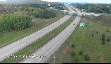 Preview webcam image Rib Mountain - US 51 at WIS 29 East