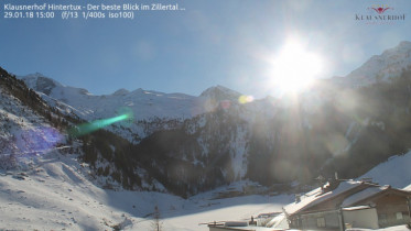 Immagine di anteprima della webcam Hintertux - Hotel Klausnerhof