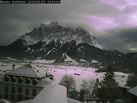 Preview webcam image Lermoos - the Zugspitze