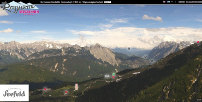 Immagine di anteprima della webcam Seefeld in Tirol - Härmelekopf