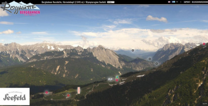 Náhledový obrázek webkamery Seefeld in Tirol - Härmelekopf