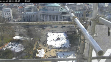 Immagine di anteprima della webcam Vienna - Rathausplatz