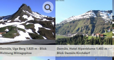 Náhledový obrázek webkamery Mellau - Damüls-Mellau