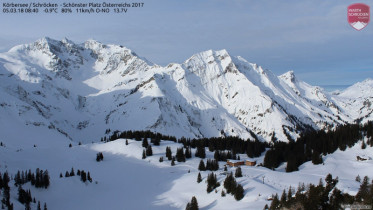 Preview webcam image Schröcken - Körbersee