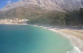 Preview webcam image Baška Voda - Borik - beach Nikolina