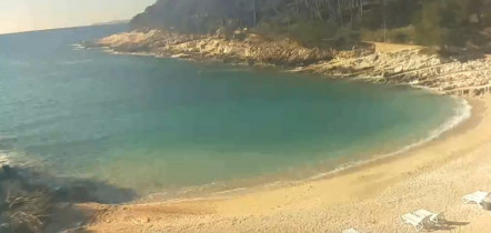 Náhledový obrázek webkamery Mali Lošinj - Pláž Suncana Uvala - Veli Žal
