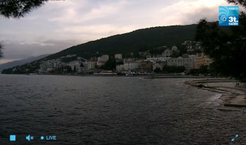 Preview webcam image Opatija - beach