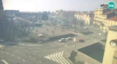 Immagine di anteprima della webcam Rijeka - Rjecina, Fiumara and Tito Square