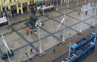 Immagine di anteprima della webcam Zagreb - Bana Jelacica Square