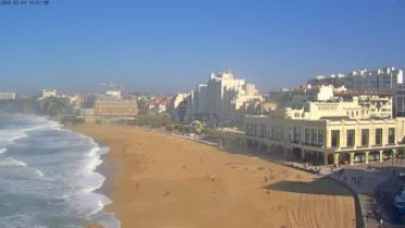 Immagine di anteprima della webcam Biarritz - Grande Plage