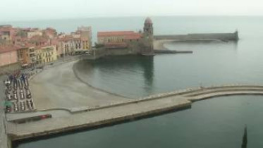 Image d'aperçu de la webcam Collioure - harbor