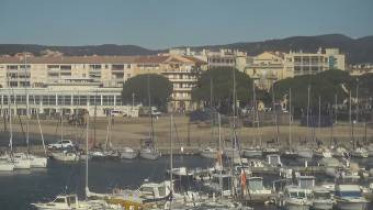 Image d'aperçu de la webcam Sainte-Maxime - Plage Centre Ville