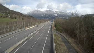 Immagine di anteprima della webcam Passy - highway A40 - Aire de Passy